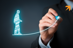 grafiki przedstawiająca rozwój umiejętności i kompetencji