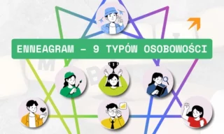 grafika prezentująca enneagram