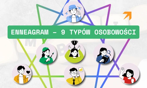 grafika prezentująca enneagram