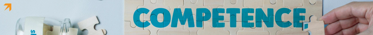 puzzle ułożone w słowo kompetencje