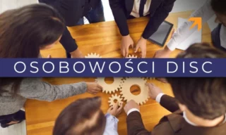 Pracownicy oraz napis osobowości disc