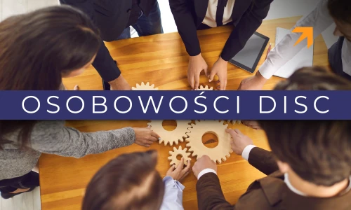 Pracownicy oraz napis osobowości disc