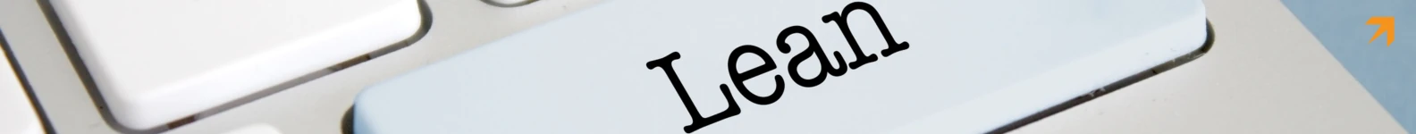 Przycisk z napisem lean