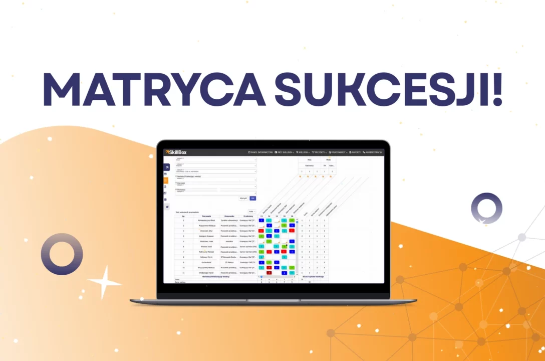 matryca sukcesji skillbox na laptopie