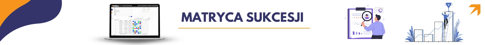 ikony sukcesorów oraz napis matryca sukcesji