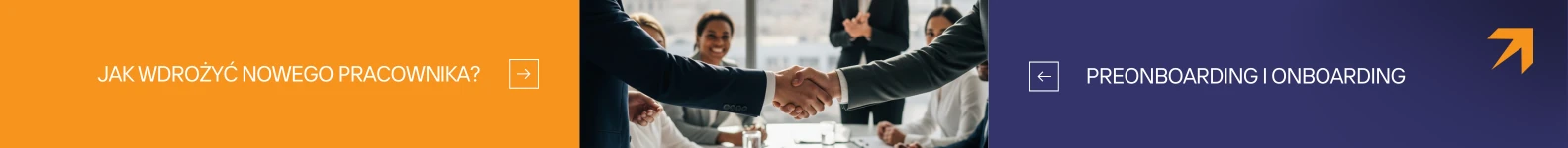 Napis - jak wdrożyć nowego pracownika na banerze