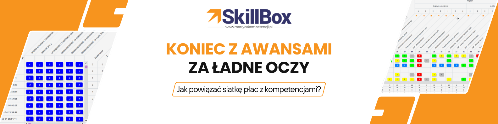Matryca umiejętności a siatka płac - oprogramowanie SkillBox do wartościowania stanowisk