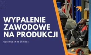 Wypalenie zawodowe na produkcji – zmęczony pracownik siedzący przy maszynie