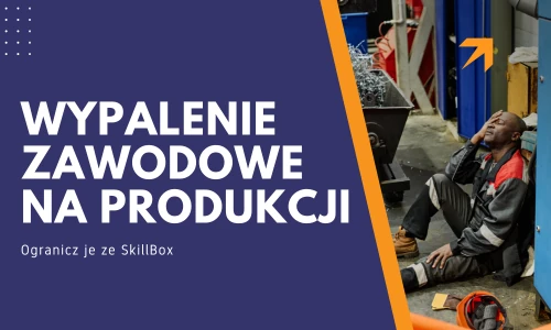 Wypalenie zawodowe na produkcji – zmęczony pracownik siedzący przy maszynie